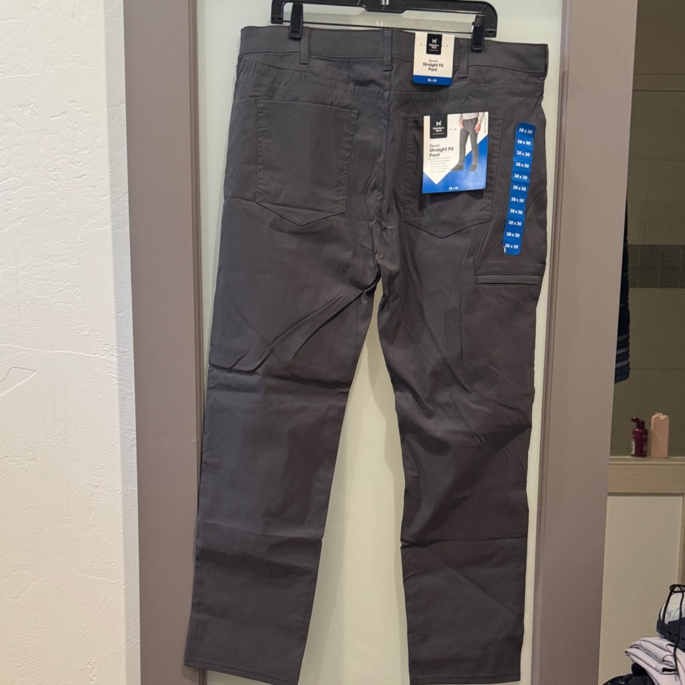 Member Mark Men’s  Denali Straight Fit Pant NWT - 38 X 30